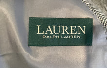 Load image into Gallery viewer, Lauren Ralph Lauren Mens Gray Printed Notch Lapel Two-Button Blazer No Size
