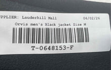 Load image into Gallery viewer, Orvis Mens Black Stand Collar Pockets Long Sleeve Full-Zip Fleece Jacket Size M

