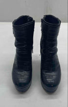 Load image into Gallery viewer, Circus NY Womens Alie Black Leather Block Heel Platform Ankle Boots Size 8M
