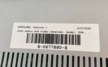Load image into Gallery viewer, Sony Model STR- K670P Silver Audio And Video Stereo Receiver Not Tested
