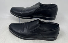 Load image into Gallery viewer, Romania Mens Black Leather Slip-On Round Toe Loafer Shoes Size EUR 44
