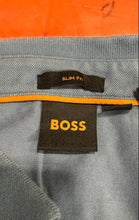 Load image into Gallery viewer, Hugo Boss Mens Blue Slim Fit Short Sleeve Collared Golf Polo Shirt Size XXL
