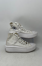 Load image into Gallery viewer, Converse Womens Chuck Taylor All Star Move Hi 568498C White Sneaker Shoes Size 7
