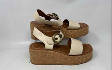 Load image into Gallery viewer, Zodiac Womens Glory Beige Open Toe Wedge Platform Sandals Size 9M

