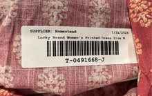 Load image into Gallery viewer, Lucky Brand Womens Pink Printed Short Sleeve Drawstring Waist Shirt Dress Size M

