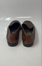 Load image into Gallery viewer, Cole Haan Mens Brown Woven Leather Moc Toe Slip-On Loafer Shoes Size 9B
