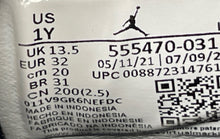 Load image into Gallery viewer, Nike Kids Air Jordan Flightclub 91 555470-031 Black Sneaker Shoes Size 1Y
