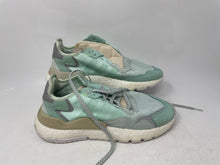 Load image into Gallery viewer, Adidas Womens Nite Jogger F33837 Mint &amp; White Sneakers Shoes Size 9.5 No Ties
