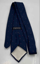 Load image into Gallery viewer, Christian Dior Mens Blue Red Printed Adjustable Long Formal Designer Tie
