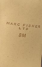 Load image into Gallery viewer, Marc Fisher LTD Womens Dorie Burgundy Leather Buckle Slingback Heels Size 8M
