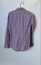 Load image into Gallery viewer, Hugo Boss Mens Multicolor Gingham Slim Fit Long Sleeve Button-Up Shirt Size S
