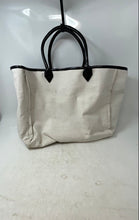 Load image into Gallery viewer, Victoria's Secret Womens White Black Canvas Double Handle Tote Purse

