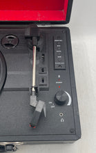 Load image into Gallery viewer, Musitrend Model MT316 Portable Suitcase Record Player Black Turntable Not Tested
