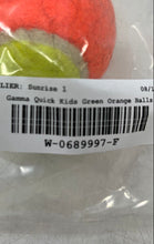 Load image into Gallery viewer, Gamma Quick Kids Green Orange Training Practice And Playing Tennis Ball

