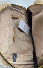 Load image into Gallery viewer, Michael Kors Womens Rhea Brown Suede Adjustable Strap Zip-Around Lined Backpack
