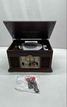 Load image into Gallery viewer, Victrola Quincy VTA-200B 6-In-1 Record Player Digital Music Center Not Tested
