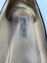 Load image into Gallery viewer, Authentic Jimmy Choo Womens Black Rhinestone Ballet Flats Size EUR 41 Damaged
