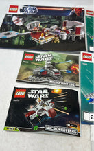 Load image into Gallery viewer, Lot Of 7 Pcs Assorted Lego Star Wars Building Toy Instruction Manuals Booklets
