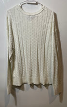 Load image into Gallery viewer, Tommy Hilfiger Womens White Long Sleeve Knitted Pullover Sweater Size L
