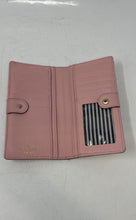 Load image into Gallery viewer, Kate Spade New York Womens Pink Leather Outer Pocket Card Holder Bifold Wallet
