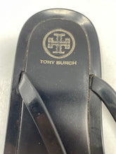 Load image into Gallery viewer, Authentic Tory Burch Womens Black Plastic Flip-Flop Sandals No Size Length 11''
