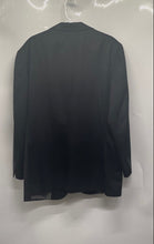 Load image into Gallery viewer, Corporate Image Mens Black RJ Martino Notch Lapel Two-Button Blazer No Size
