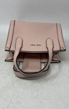 Load image into Gallery viewer, Nine West Womens Maysenn Pink Faux Leather Double Handles Satchel Bag No Strap
