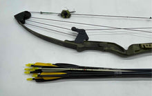Load image into Gallery viewer, Bear Archery Whitetail II Green Camouflage Hunter Compound Bow And Arrows
