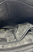 Load image into Gallery viewer, Michael Kors Womens Cindy Black Leather Double Handle Zipper Satchel Handbag
