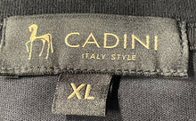 Load image into Gallery viewer, Cadini Mens Black Short Sleeve V-Neck Classic Pullover T-Shirt Size XL
