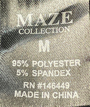 Load image into Gallery viewer, Maze Collection Womens Black Flat Front Regular Fit Pull-On A-Line Skirt Size M

