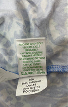 Load image into Gallery viewer, Lilly Pulitzer Girls Blue Printed Short Sleeve Collared T-Shirt Dress Size XL

