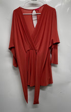 Load image into Gallery viewer, Guess Womens Rust 3/4 Sleeve V-Neck One-Piece Romper Size Large
