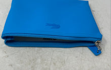Load image into Gallery viewer, Lacoste x Turkish Airlines Womens Blue Amenity Cosmetic Toiletry Pouch Wallet

