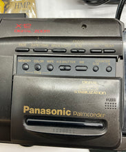 Load image into Gallery viewer, Panasonic Palmcorder Black Video Recorder Camera With Accessories Not Tested
