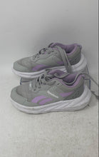 Load image into Gallery viewer, Reebok Kids Energen Tech Gray Purple Round Toe Lace-Up Sneaker Shoes Size 12K
