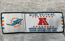Load image into Gallery viewer, NFL Team Apparel Boys Aqua Gray Miami Dolphins Pullover Hoodie Size 14-16
