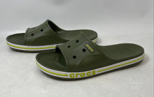 Load image into Gallery viewer, Crocs Unisex Bayaband Dark Green Open Toe Slide Sandals Size M 10 W 12
