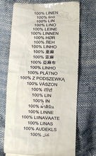 Load image into Gallery viewer, Michael Kors Mens Blue Monogram Printed Linen Slim Fit Button-Up Shirt Size S
