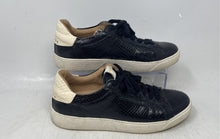 Load image into Gallery viewer, All Saint Womens Black Patent Leather Low Top Lace-Up Sneaker Shoes Size 38
