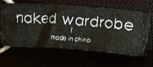 Load image into Gallery viewer, Naked Wardrobe Womens Black Leaf Print Sleeveless Mini Dress Size Large

