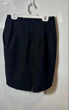 Load image into Gallery viewer, Express Womens Black Flat Front Back Zip Straight &amp; Pencil Skirt Size 0
