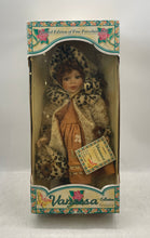 Load image into Gallery viewer, Vanessa Collection Timeless Treasures Brown Hair Leopard Print Porcelain Doll
