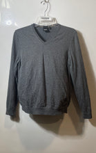 Load image into Gallery viewer, Boss Womens Gray Long Band Sleeve V-Neck Comfort Pullover Sweater Size XL
