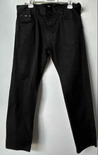 Load image into Gallery viewer, Hugo Boss Mens Black Flat Front Pockets Straight Leg Chino Pants Size 36/32

