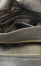 Load image into Gallery viewer, Michael Kors Womens Black Leather Inner Pocket Double Strap Shoulder Handbag
