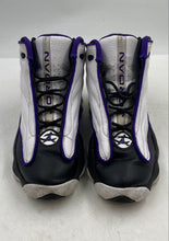 Load image into Gallery viewer, Authentic Nike Boys Air Jordan Pro Strong White Black Purple Shoes Size 5.5Y
