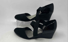 Load image into Gallery viewer, Anne Klein Sport Womens Trista Black Round Toe Slip-On Strappy Sandals Size 7.5M
