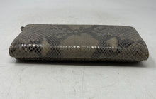 Load image into Gallery viewer, Michael Kors Womens Fulton Gray Black Animal Print Accordion Clutch Wallet
