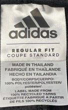 Load image into Gallery viewer, Adidas Boys Black White 3-Striped Elastic Waist Track Pants Sz M 10-12 With Tags
